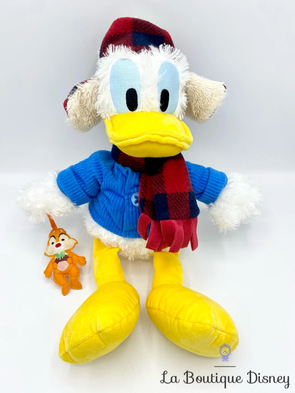Peluche Donald Noël Disney Parks Disneyland Bonnet écharpe Doudou Tac 43 Cm 3 Peluche Donald Noël Disney Parks Disneyland Bonnet écharpe Doudou Tac 43 Cm