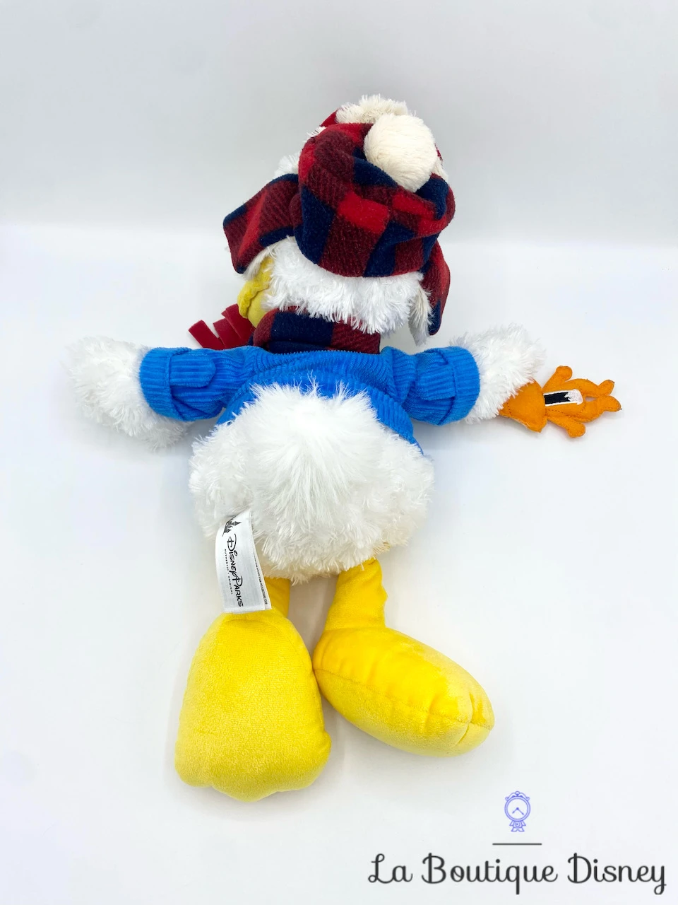 Peluche Donald Noël Disney Parks Disneyland Bonnet écharpe Doudou Tac 43 Cm 7 Peluche Donald Noël Disney Parks Disneyland Bonnet écharpe Doudou Tac 43 Cm – Image 5