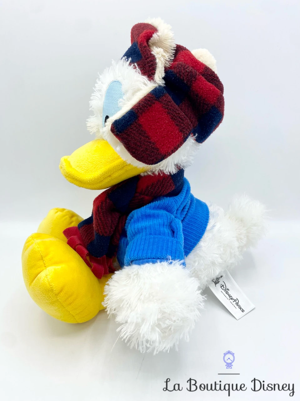 Peluche Donald Noël Disney Parks Disneyland Bonnet écharpe Doudou Tac 43 Cm 6 Peluche Donald Noël Disney Parks Disneyland Bonnet écharpe Doudou Tac 43 Cm – Image 4