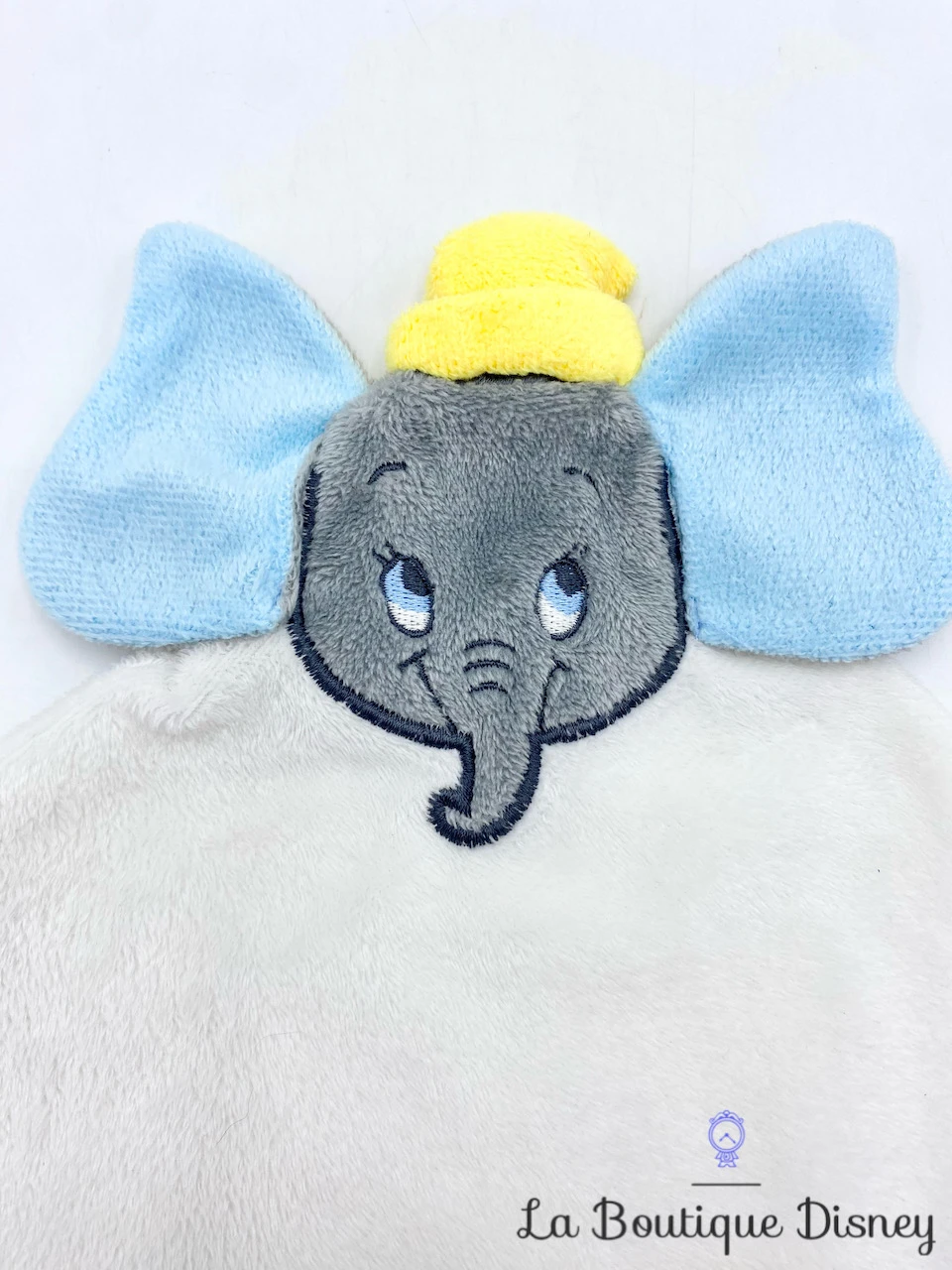 Peluche Doudou Dumbo Disney éléphant Gris Blanc Carré 4 Peluche Doudou Dumbo Disney éléphant Gris Blanc Carré – Image 2
