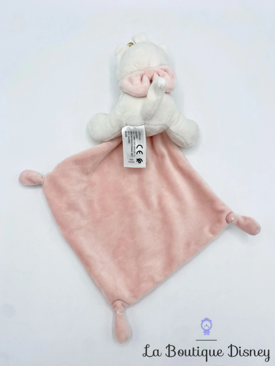 Peluche Doudou Marie Les Aristochats Disney Nicotoy Good Night Sweet Lovely Carré Rose 6 Peluche Doudou Marie Les Aristochats Disney Nicotoy Good Night Sweet Lovely Carré Rose – Image 4