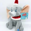 Peluche Musicale Dumbo Noël Disney Sambro éléphant Gris Bonnet Rouge 34 Cm
