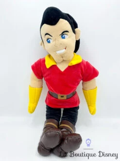 Poupée Chiffon Gaston La Belle Et La Bête Disney Store Garçon Rouge Jaune 53 Cm