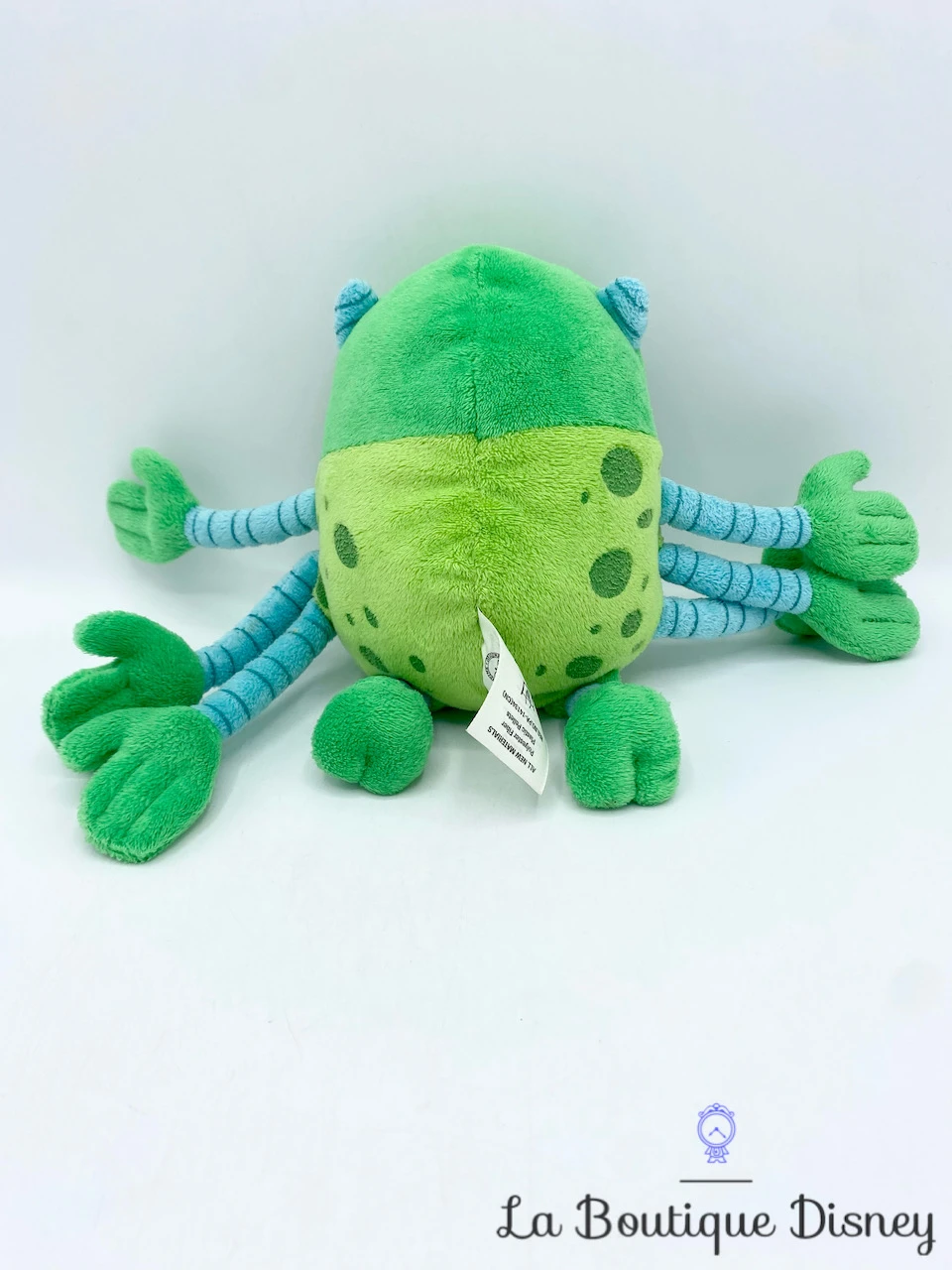 Peluche Glo Bo Monstre Vert Docteur La Peluche Disney Store Bras Virus 21 Cm 6 Peluche Glo Bo Monstre Vert Docteur La Peluche Disney Store Bras Virus 21 Cm – Image 4
