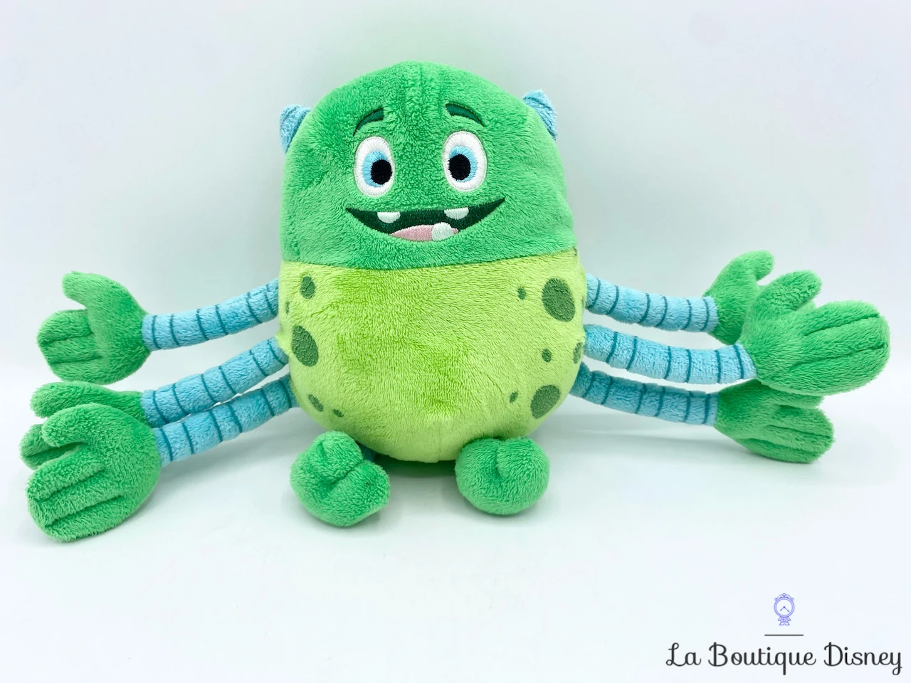Peluche Glo Bo Monstre Vert Docteur La Peluche Disney Store Bras Virus 21 Cm 4 Peluche Glo Bo Monstre Vert Docteur La Peluche Disney Store Bras Virus 21 Cm – Image 2