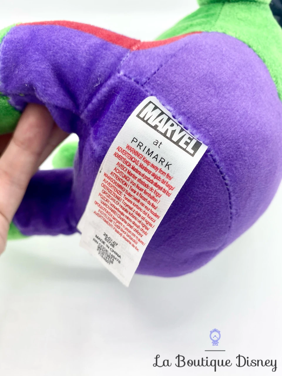 Peluche Interactive Hulk Marvel Disney Primark Super Héros Vert Sonore 34 Cm 7 Peluche Interactive Hulk Marvel Disney Primark Super Héros Vert Sonore 34 Cm – Image 5