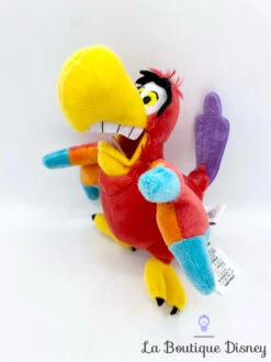Peluche Iago Perroquet Aladdin Disneyland Paris 2018 Disney Oiseau Rouge 20 Cm