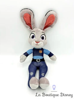 Peluche Interactive Officier Judy Hopps Zootopie Disney TOMY Lapin Gris Police 35 Cm