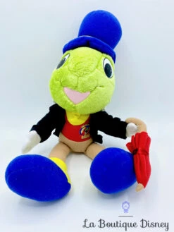 Peluche Jiminy Cricket Pinocchio Disney Mattel 1992 Official Conscience Vert Parapluie 36 Cm
