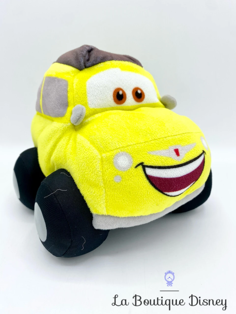 Peluche Luigi Cars Disney Pixar Nicotoy Voiture Jaune Italienne 18 Cm 4 Peluche Luigi Cars Disney Pixar Nicotoy Voiture Jaune Italienne 18 Cm – Image 2