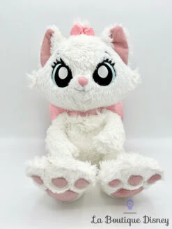 Peluche Marie Big Feet Disney Parks Disneyland Les Aristochats Chat Blanc 29 Cm