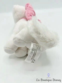 Peluche Marie Les Aristochats Disney Nicotoy Blanc Rose Chat Assis 25 Cm -Meilleur Jouets Magasin peluche marie les aristochats disney nicotoy chat banc noeud rose 3