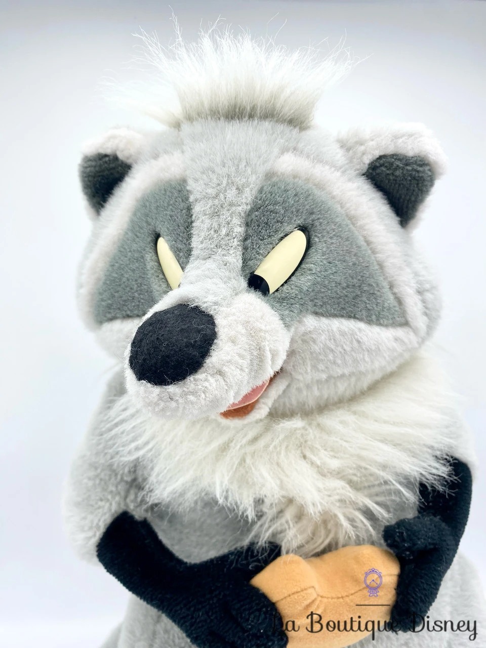 Peluche Meeko Pocahontas Disney Mattel Nestlé Raton Laveur Gris Vintage 45 Cm 7 Peluche Meeko Pocahontas Disney Mattel Nestlé Raton Laveur Gris Vintage 45 Cm – Image 5