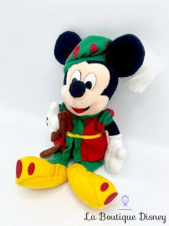 Peluche Mickey Mouse Médiéval 5ème Anniversaire Disneyland Paris Disney Vintage 26 Cm