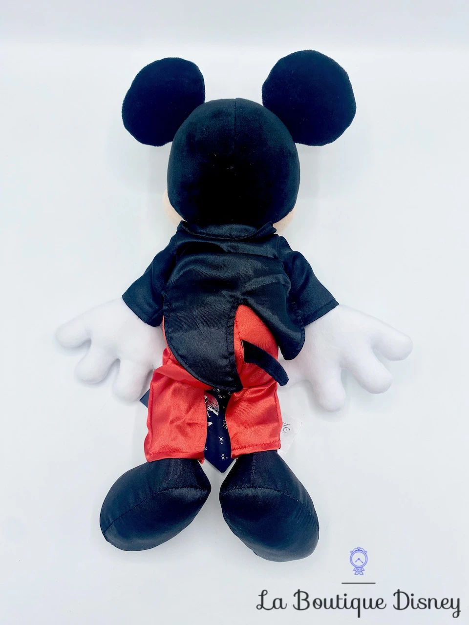 Peluche Mickey Mouse Costume Disneyland Paris 2019 Disney Noir Rouge Smoking 34 Cm 5 Peluche Mickey Mouse Costume Disneyland Paris 2019 Disney Noir Rouge Smoking 34 Cm – Image 3