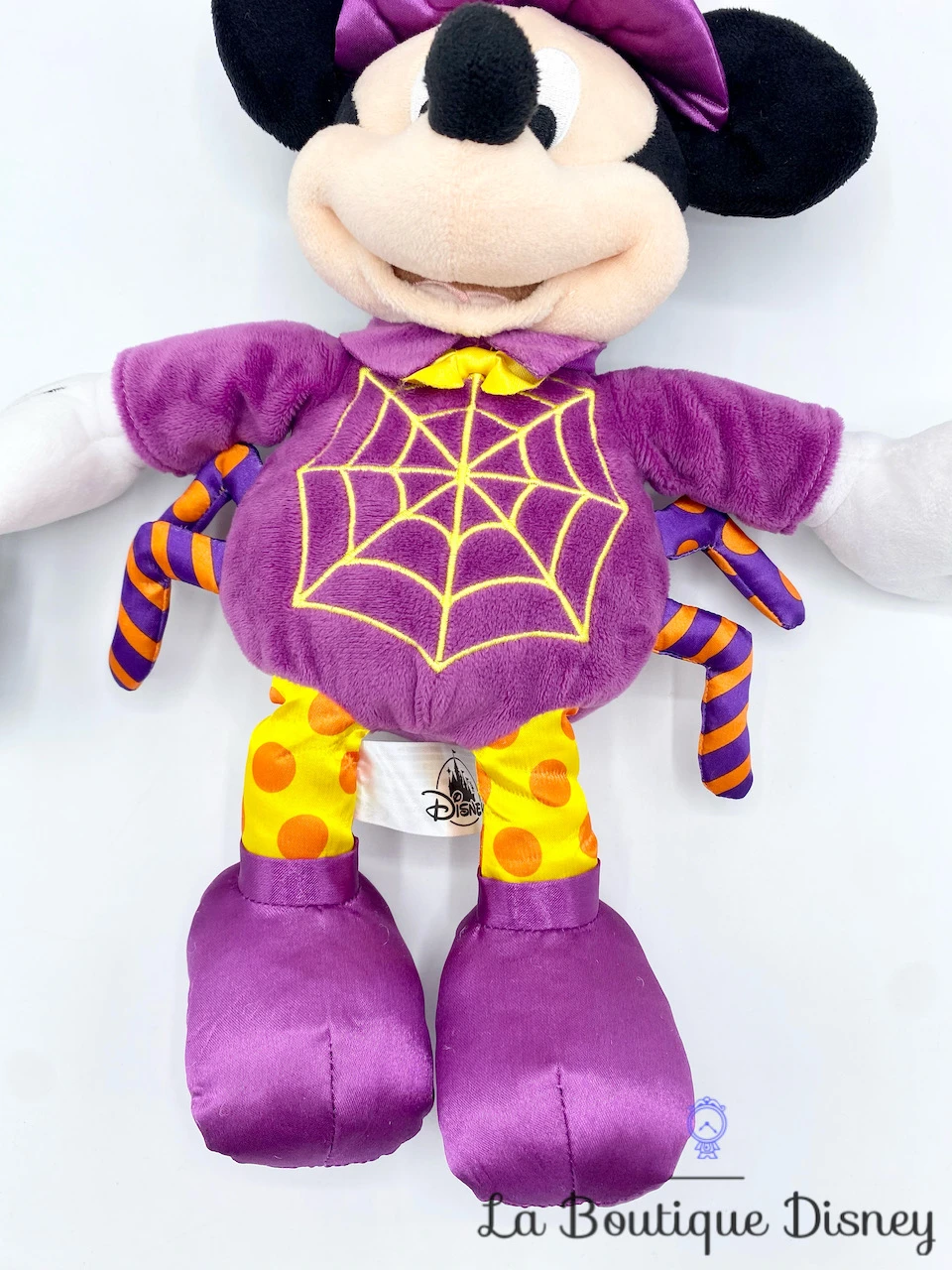 Peluche Mickey Mouse Halloween Araignée Disney Parks Disneyland Violet 42 Cm 5 Peluche Mickey Mouse Halloween Araignée Disney Parks Disneyland Violet 42 Cm – Image 3