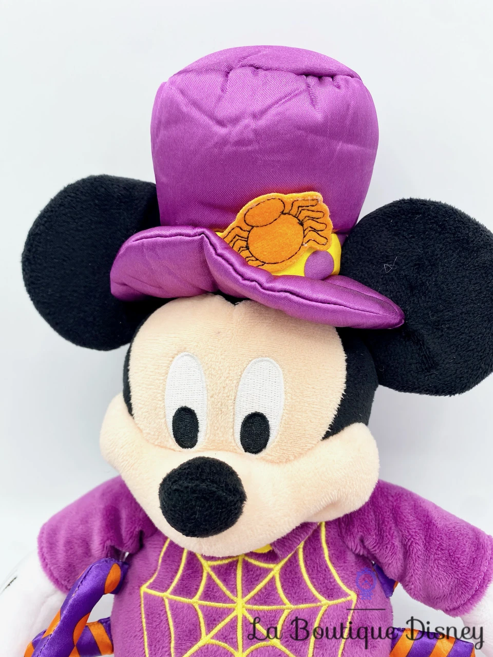 Peluche Mickey Mouse Halloween Araignée Disney Parks Disneyland Violet 42 Cm 4 Peluche Mickey Mouse Halloween Araignée Disney Parks Disneyland Violet 42 Cm – Image 2