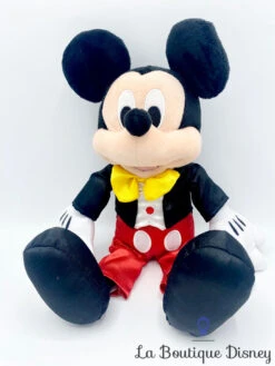 Peluche Mickey Mouse Costume Disneyland Paris 2019 Disney Noir Rouge Smoking 34 Cm