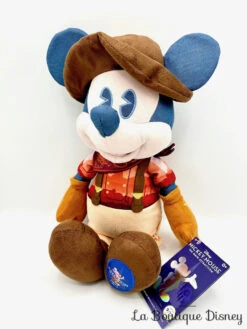 Peluche Mickey Mouse The Main Attraction 9 Sur 12 Big Thunder Mountain Railroad Disney Store 2022 Édition Limitée 44 Cm