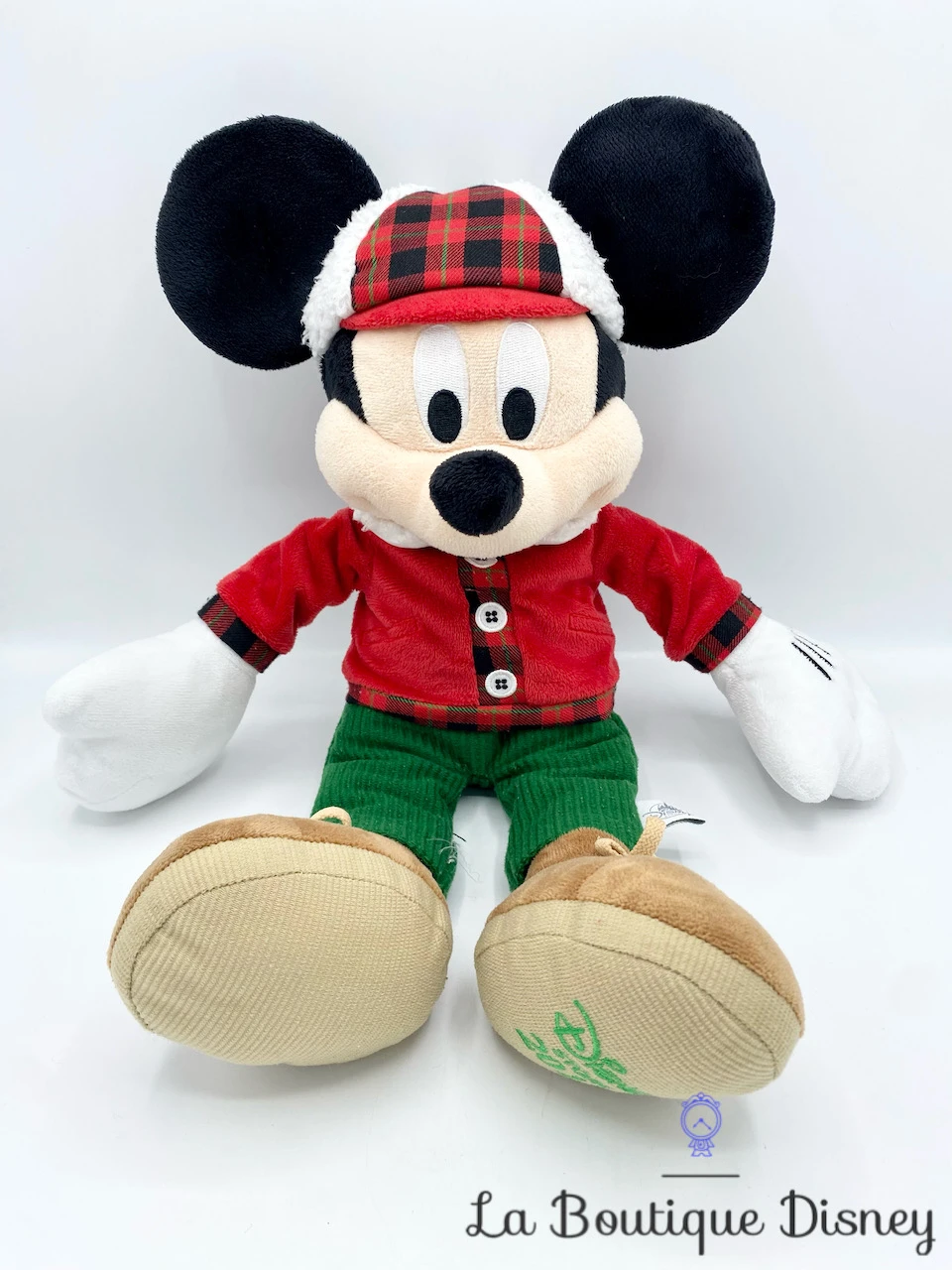 Peluche Mickey Mouse Noël Disney Store 2017 Rouge Vert Bonnet 44 Cm 3 Peluche Mickey Mouse Noël Disney Store 2017 Rouge Vert Bonnet 44 Cm