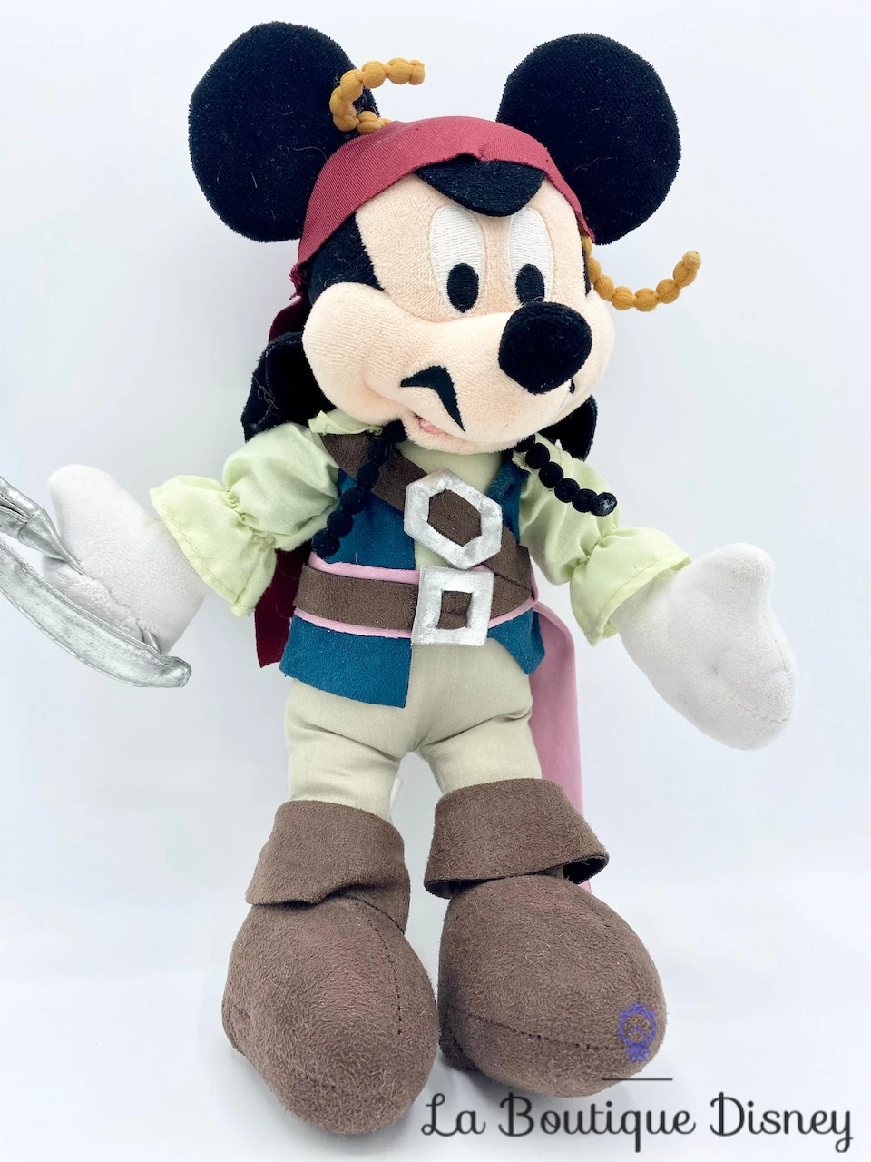 Peluche Mickey Mouse Pirates Of The Caribbean Disney Parks Disneyland Jack Sparrow Caraibes 30 Cm 4 Peluche Mickey Mouse Pirates Of The Caribbean Disney Parks Disneyland Jack Sparrow Caraibes 30 Cm – Image 2