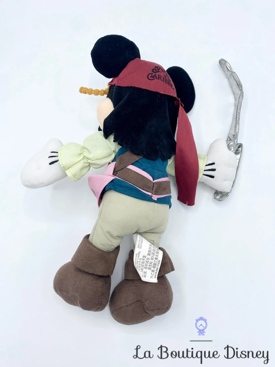 Peluche Mickey Mouse Pirates Of The Caribbean Disney Parks Disneyland Jack Sparrow Caraibes 30 Cm 6 Peluche Mickey Mouse Pirates Of The Caribbean Disney Parks Disneyland Jack Sparrow Caraibes 30 Cm – Image 4