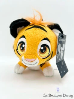 Peluche Mini Rajah Naïf Disneyland Paris 2022 Disney Aladdin Tigre Orange 12 Cm