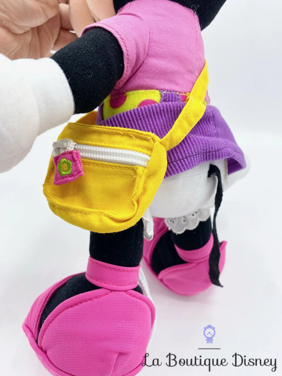 Peluche Minnie Mouse Disney Mattel Vintage Fleurs Rose Violet 35 Cm 6 Peluche Minnie Mouse Disney Mattel Vintage Fleurs Rose Violet 35 Cm – Image 4