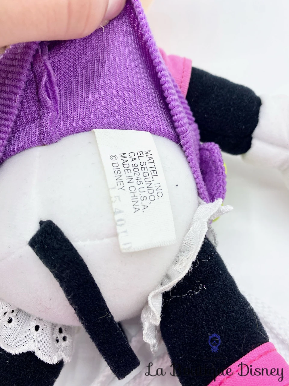 Peluche Minnie Mouse Disney Mattel Vintage Fleurs Rose Violet 35 Cm 8 Peluche Minnie Mouse Disney Mattel Vintage Fleurs Rose Violet 35 Cm – Image 6