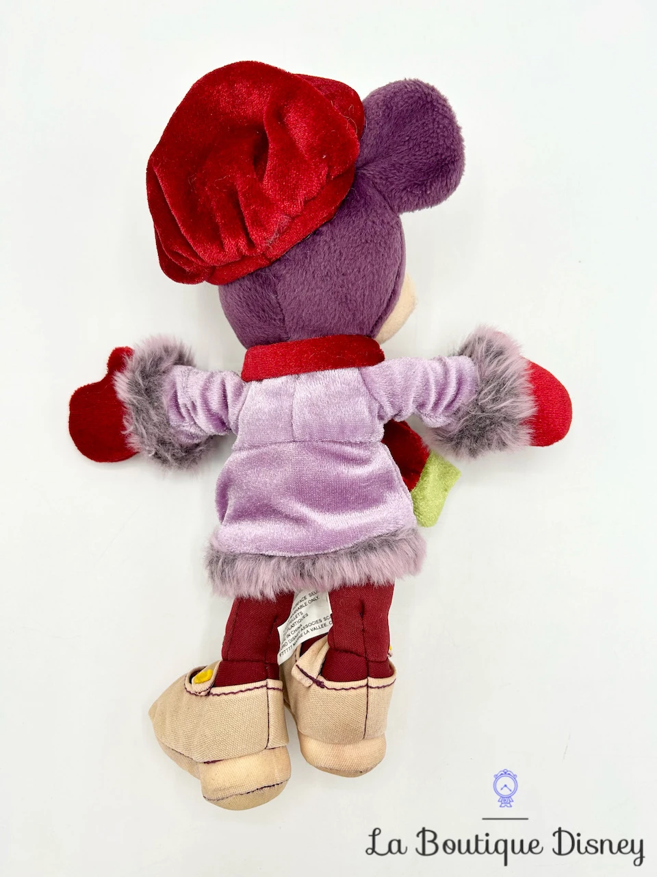 Peluche Minnie Mouse Hiver Disneyland Paris Disney Manteau Chapeau Violet Rouge 23 Cm 5 Peluche Minnie Mouse Hiver Disneyland Paris Disney Manteau Chapeau Violet Rouge 23 Cm – Image 3