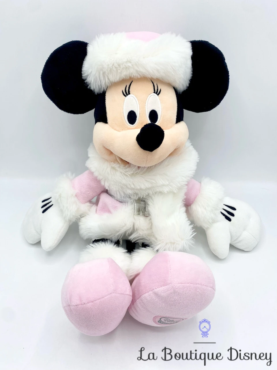Peluche Minnie Mouse Hiver Disney Store Exclusive Manteau Chapka Blanc Rose 46 Cm 3 Peluche Minnie Mouse Hiver Disney Store Exclusive Manteau Chapka Blanc Rose 46 Cm