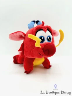 Peluche Mini Mushu Naïf Disneyland Paris Disney Mulan Dragon Rouge 13 Cm