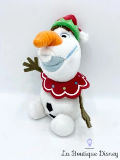 Peluche Olaf Noël Disney Store 2014 Bonhomme De Neige La Reine Des Neiges 18 Cm -Meilleur Jouets Magasin peluche olaf noel disney store la reine des neiges bonhomme de neige chapeau bonnet 1