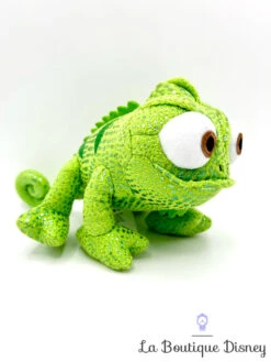 Peluche Pascal Disney Store 2016 Raiponce Caméléon Vert 22 Cm