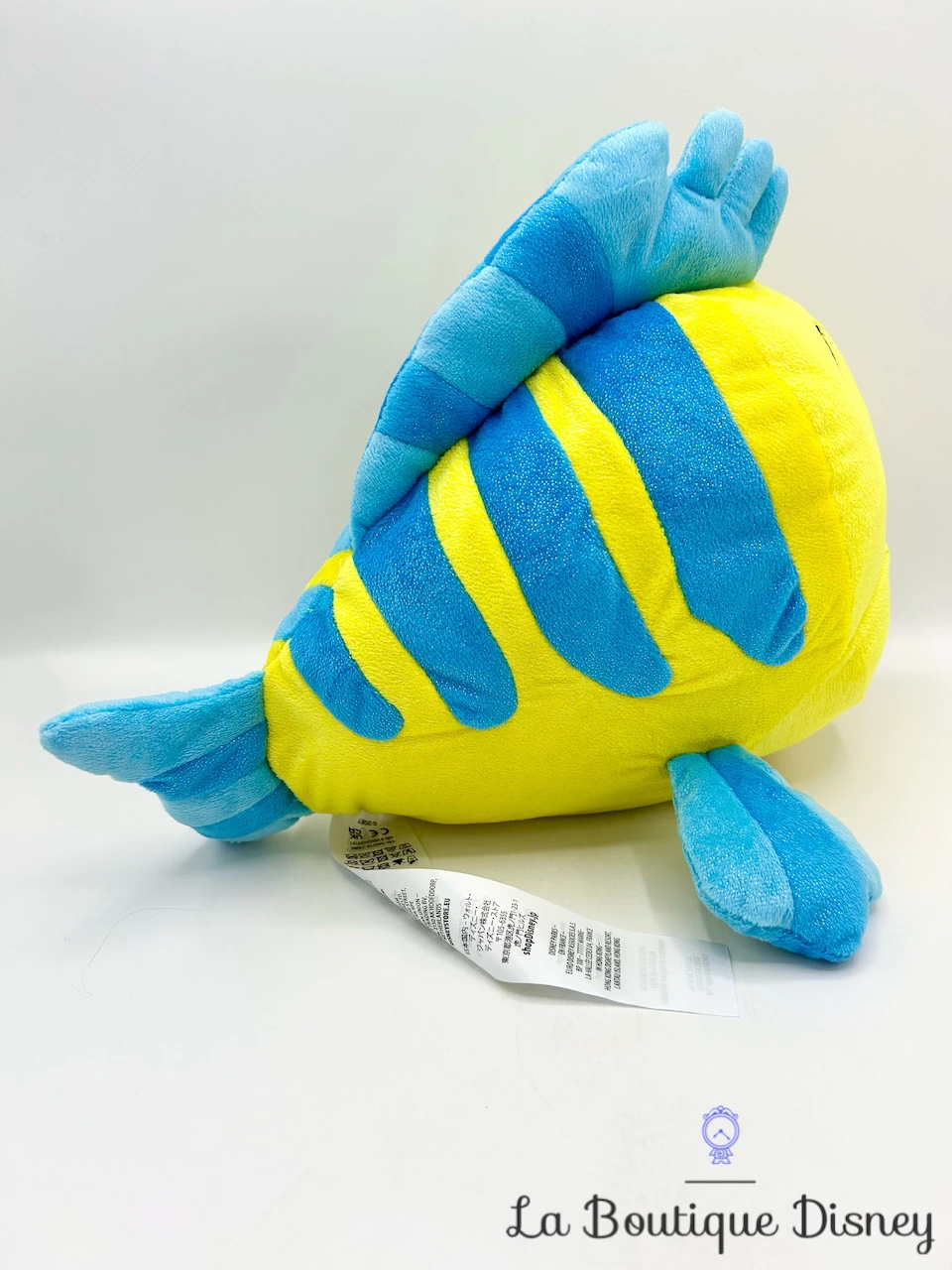 Peluche Polochon La Petite Sirène Disney Store 2023 Poisson Jaune Bleu 38 Cm 5 Peluche Polochon La Petite Sirène Disney Store 2023 Poisson Jaune Bleu 38 Cm – Image 3