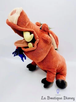 Peluche Pumbaa Insectes Disneyland Paris Disney Le Roi Lion Phacochère Marron 47 Cm