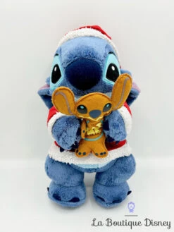 Peluche Stitch Noël Pain D'épice Disneyland Paris Disney Monstre Bleu Eat Me 34 Cm