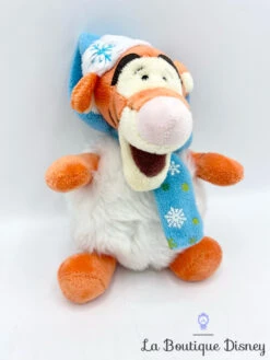 Peluche Tigrou Boule De Neige Disneyland Paris Disney Winnie L'Ourson Noël Bonnet Bleu 20 Cm -Meilleur Jouets Magasin peluche tigrou noel disneyland disney winnie ourson boule neige fourrure 2