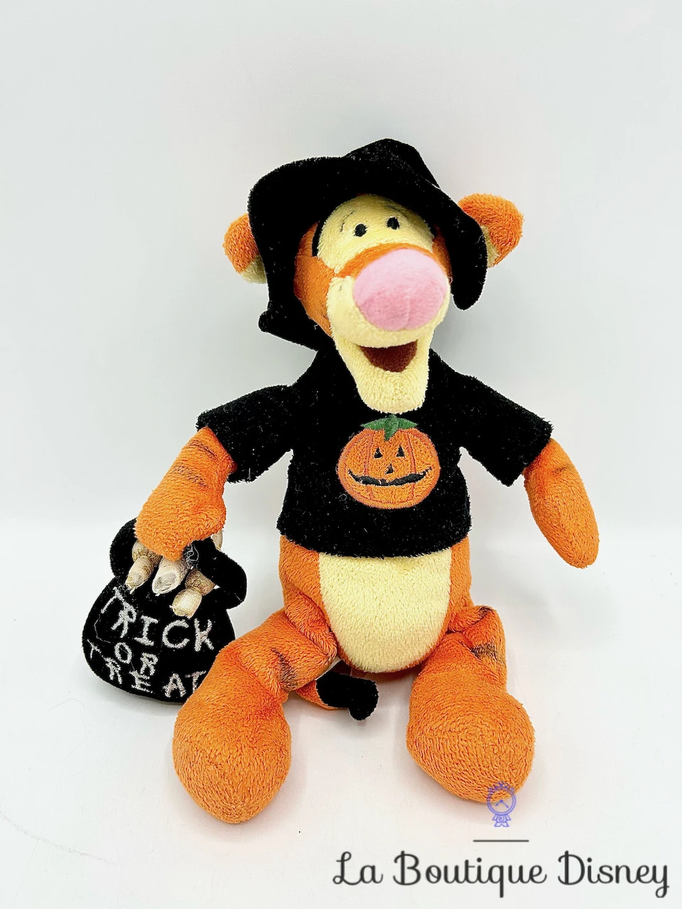 Peluche Tigrou Trick Or Treat Halloween Disneyland Paris Disney Winnie L'ourson Citrouille 22 Cm 3 Peluche Tigrou Trick Or Treat Halloween Disneyland Paris Disney Winnie L'ourson Citrouille 22 Cm