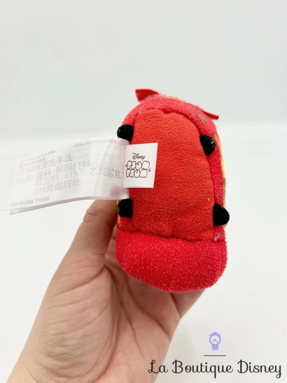 Peluche Tsum Tsum Flash McQueen Cars Disney Parks 2017 Voiture Rouge 7 Peluche Tsum Tsum Flash McQueen Cars Disney Parks 2017 Voiture Rouge – Image 5