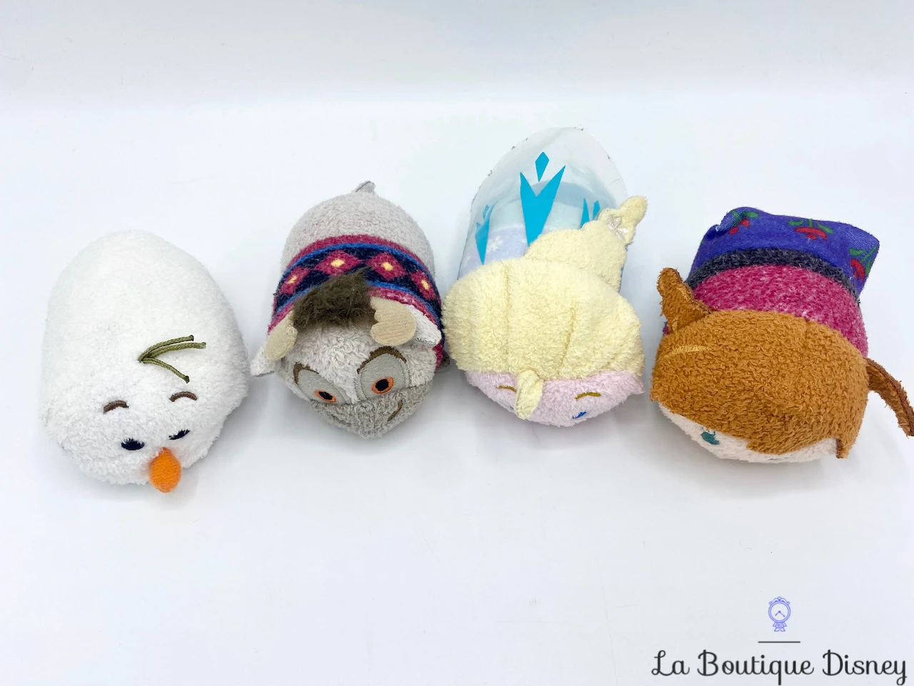 Peluches Tsum Tsum La Reine Des Neiges Olaf Sven Anna Elsa Nicotoy Disney 4 Peluches Tsum Tsum La Reine Des Neiges Olaf Sven Anna Elsa Nicotoy Disney – Image 2