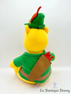 Peluche Winnie L'ourson Robin Des Bois Disney Déguisement Vert 33 Cm -Meilleur Jouets Magasin peluche winnie ourson robin des bois disney tenue verte arc fleche 4