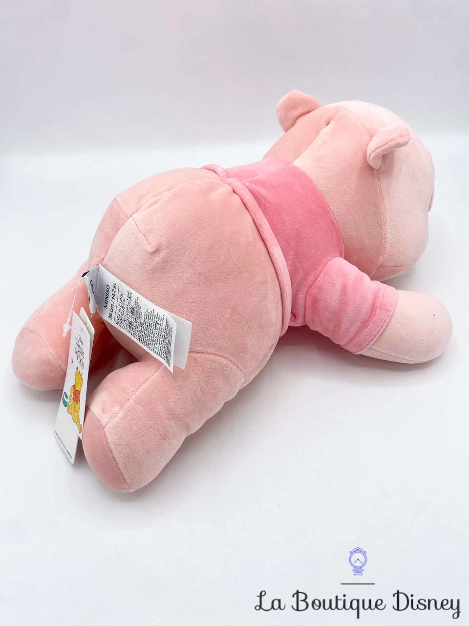 Peluche Winnie L'ourson Rose Dort Disney Miniso Couché 36 Cm 5 Peluche Winnie L'ourson Rose Dort Disney Miniso Couché 36 Cm – Image 3