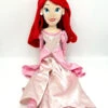 Poupée Chiffon Ariel Robe Rose La Petite Sirène Disney Store 2014 Peluche Princesse 53 Cm