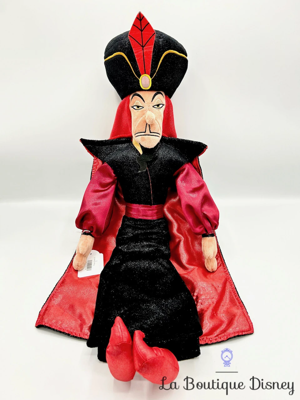 Peluche Jafar Disneyland Paris 2018 Disney Poupée Chiffon Aladdin Vizir Méchant Noir Rouge 62 Cm 3 Peluche Jafar Disneyland Paris 2018 Disney Poupée Chiffon Aladdin Vizir Méchant Noir Rouge 62 Cm