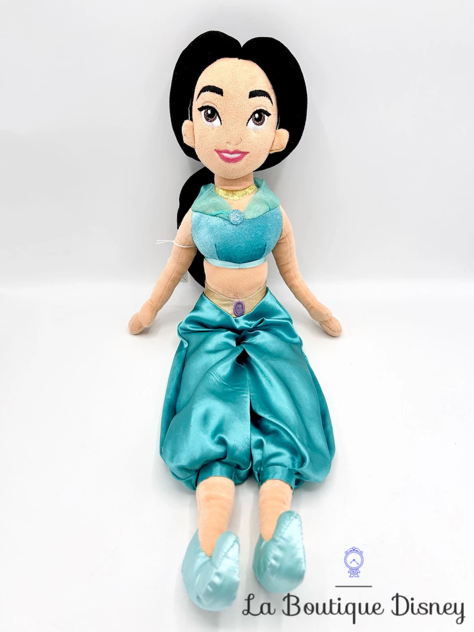 Poupée Chiffon Jasmine Disney Store Aladdin Peluche Princesse Bleu 54 Cm 3 Poupée Chiffon Jasmine Disney Store Aladdin Peluche Princesse Bleu 54 Cm