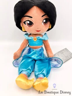 Poupée Chiffon Jasmine Disney Store 2023 ShopDisney Aladdin Peluche Princesse Bleu 38 Cm -Meilleur Jouets Magasin poupee chiffon jasmine recente new disney store aladdin peluche pricnesse 0