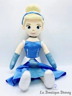 Poupée Chiffon Lumineuse Cendrillon Disney Primark Peluche Princesse Robe Bleu 56 Cm