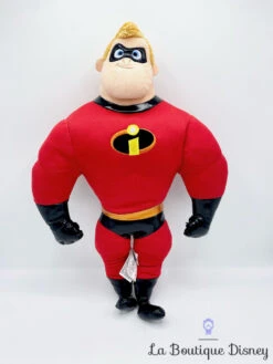 Poupée Chiffon Monsieur Indestructible Robert Bob Parr Disney Parks Super Héros Peluche 53 Cm