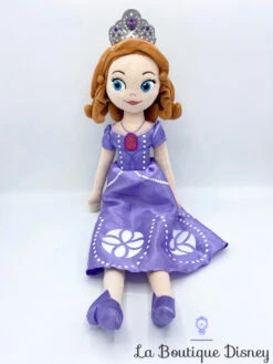 Poupée Chiffon Princesse Sofia Disneyland Paris Disney Peluche Princesse Violet 55 Cm